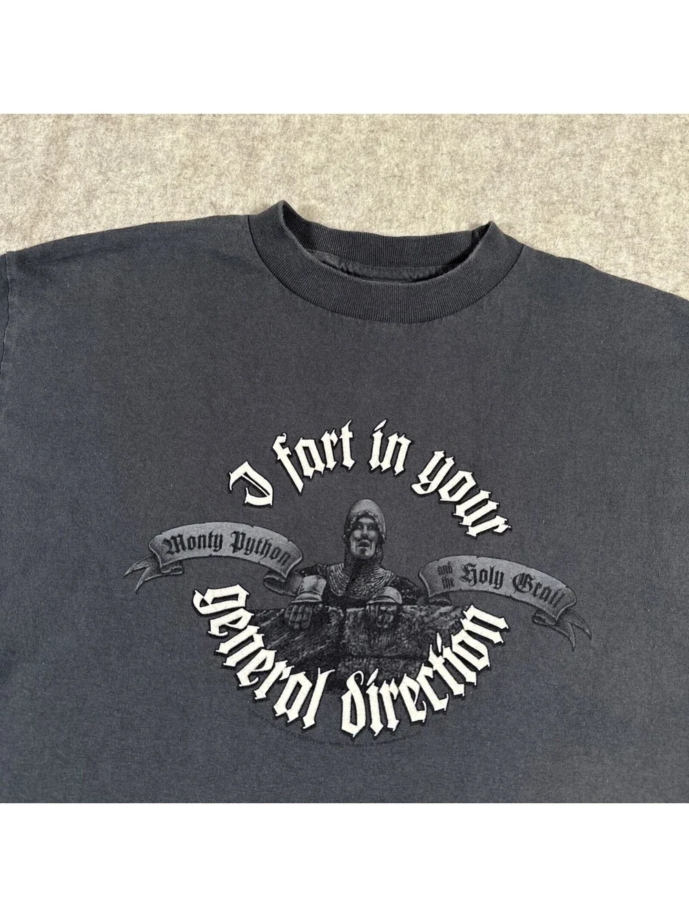 Vintage Monty Python Holy Grail Shirt Small? Fart General Direction Funny Movie
